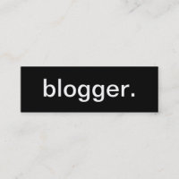 Carte de visite de Blogger