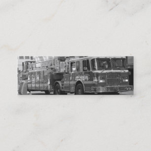 Mini Carte de visite de camion de pompiers