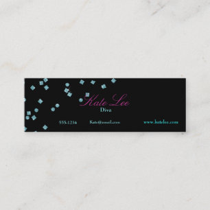 Mini Carte de visite de diamants