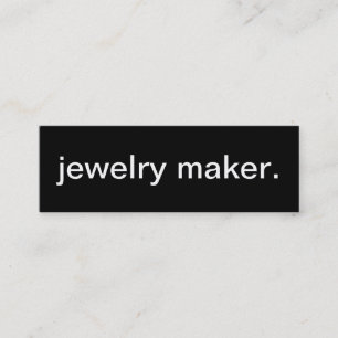 Mini Carte de visite de fabricant de bijoux
