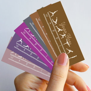 Mini Carte de visite de flux de yoga