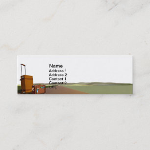 Mini Carte de visite de l'agent de voyage