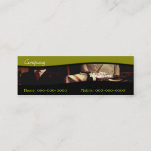 Mini Carte de visite de mode masculin