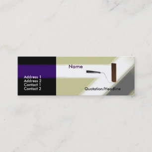 Mini Carte de visite de peinture