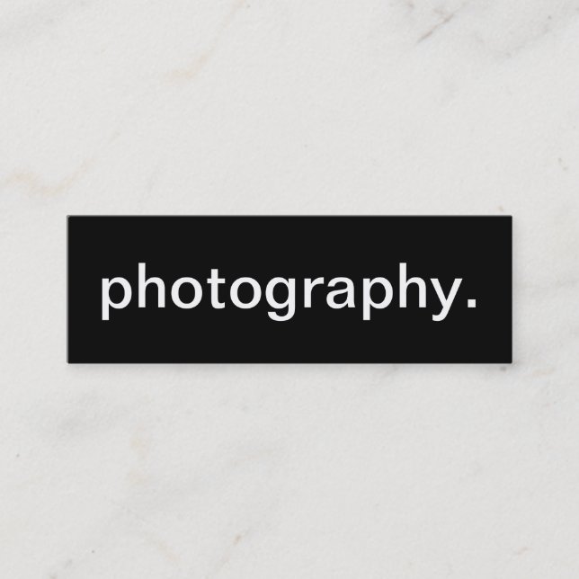 Mini Carte de visite de photographie (Devant)