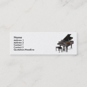 Mini Carte de visite de piano