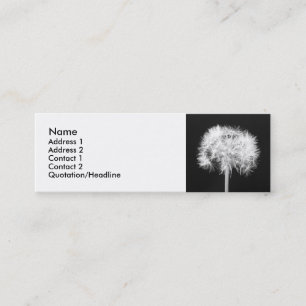 Mini Carte de visite de pissenlit