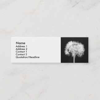 Mini Carte de visite de pissenlit