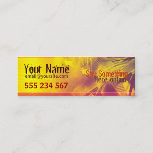 Mini carte de visite de profil de l'electrozArt #001