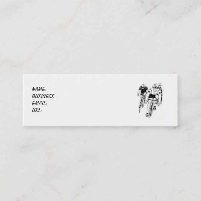 Mini Carte de visite de recyclage (Devant)