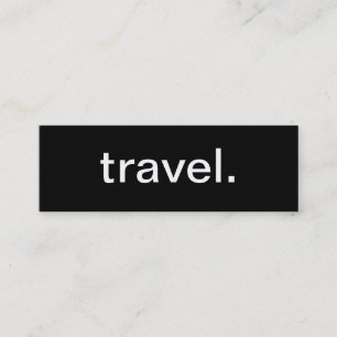 Mini Carte de visite de voyage