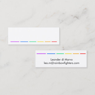 Mini Carte de visite déclaration minimale