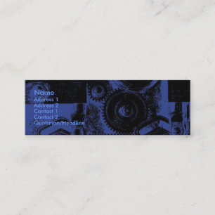 Mini Carte de visite d'engrenages