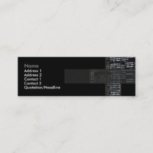 Mini Carte de visite des bâtiments de bureau