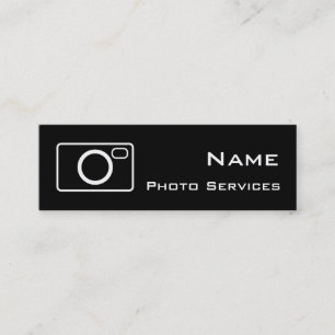 Mini Carte de visite des services photo