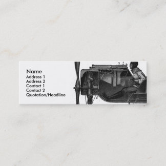 Mini Carte de visite d'industrie aérienne