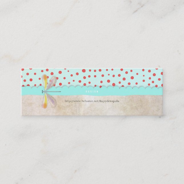 Mini Carte de visite d'insecte (Devant)