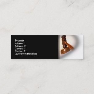 Mini Carte de visite du bureau du droit
