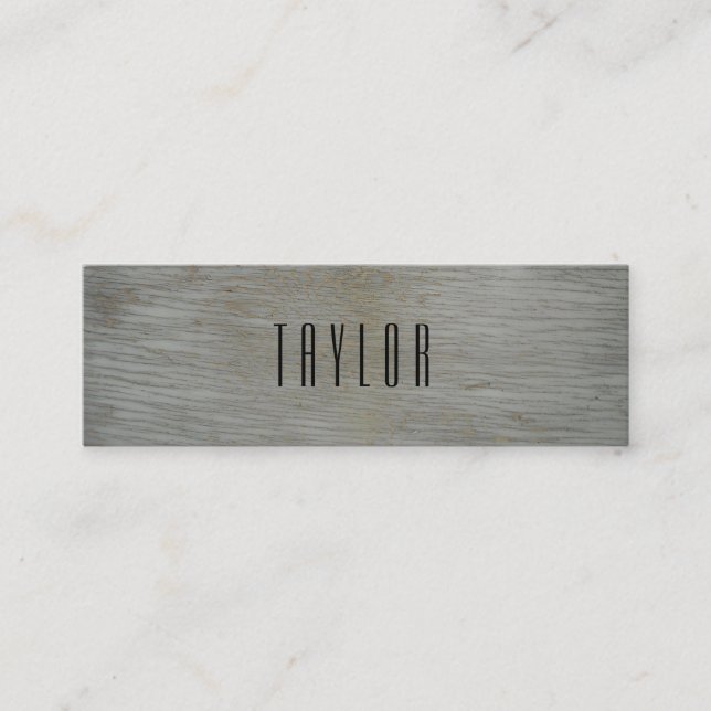 Mini carte de visite en métal (Devant)