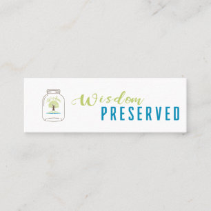 Mini Carte de visite entièrement personnalisable,