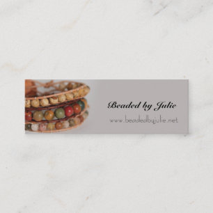 Mini Carte de visite fait main des bijoux 2
