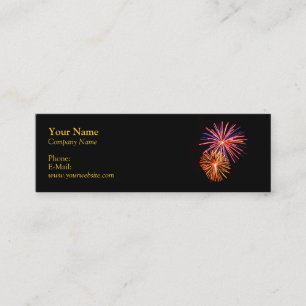 Mini Carte de visite Fireworks P3621
