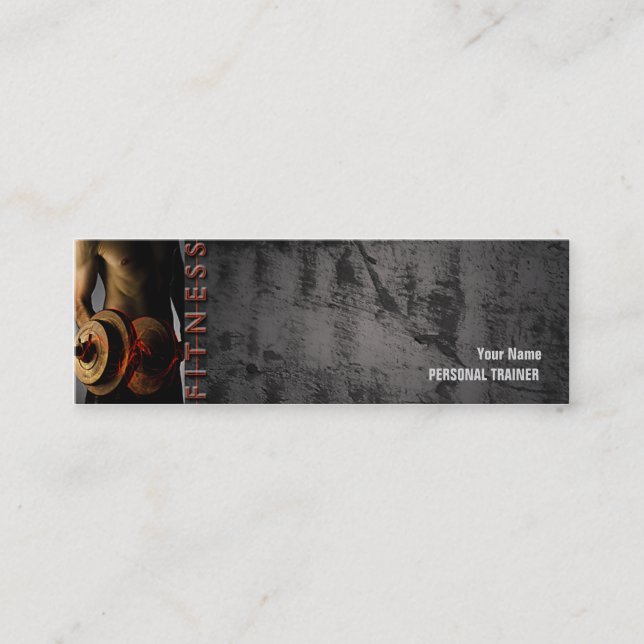 Mini Carte de visite - Fitness (Devant)