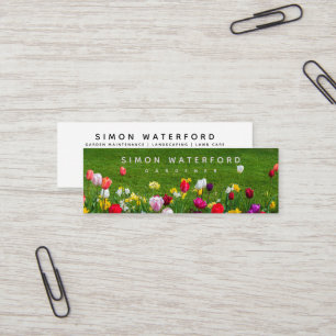 Mini Carte de visite Fleurs de Printemps
