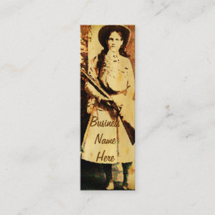 Mini Carte de visite grunge de signet d'huile d'Annie