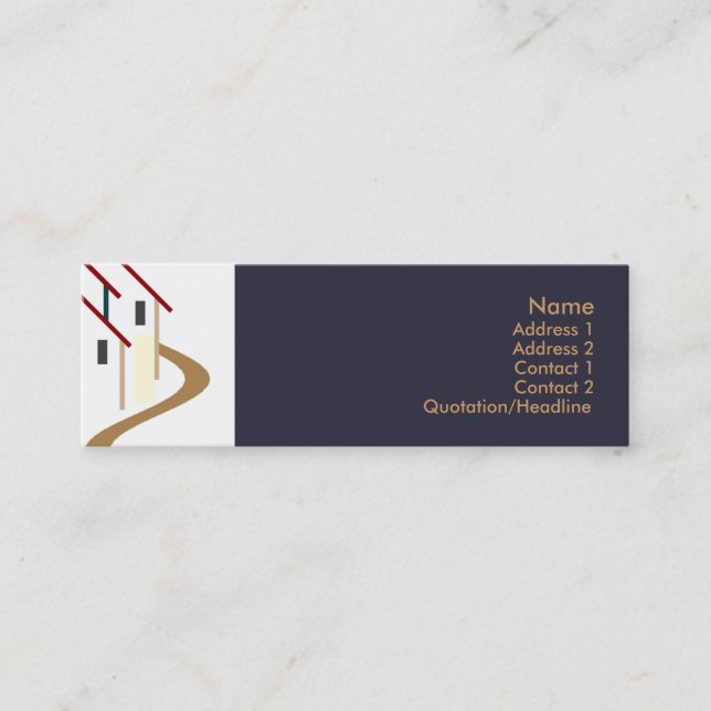 Mini Carte de visite immobilier (Devant)