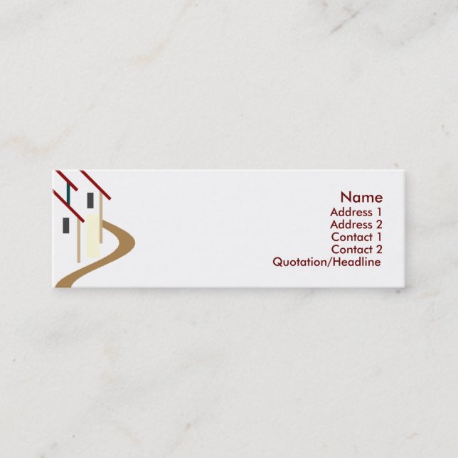 Mini Carte de visite immobilier (Devant)