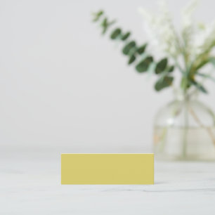 Mini Carte de visite jaune chaud doux