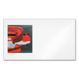 Mini Carte de visite magnétique Dotty Robin