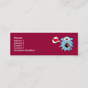 Mini Carte de visite maigre de Jelli Luv