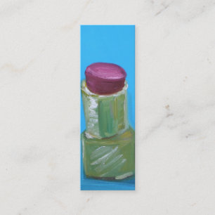 Mini Carte de visite maigre de rouge à lèvres