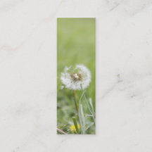 Carte de visite maigre d'optimisme