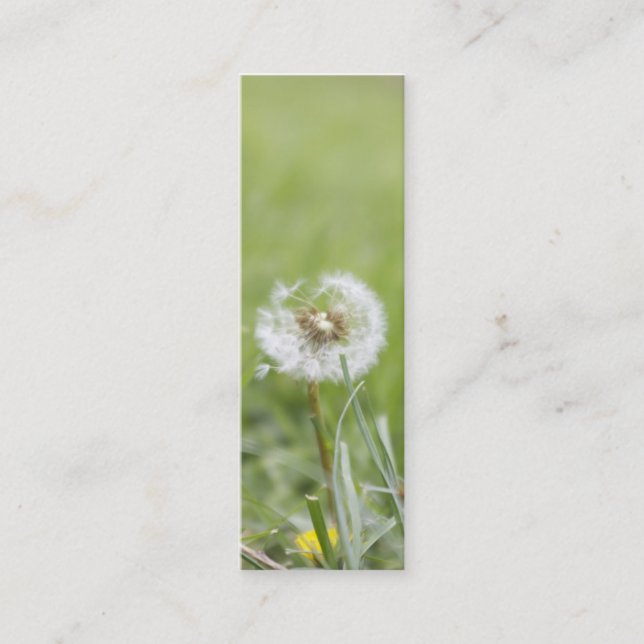 Mini Carte de visite maigre d'optimisme (Devant)