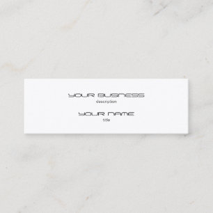 Mini Carte de visite maigre luxe extra-destructibl