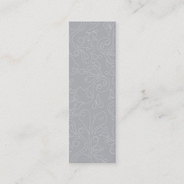 Mini CARTE DE VISITE mince BUBBLES (Devant)