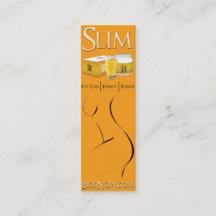 Mini Carte de visite mince de la vie de bios