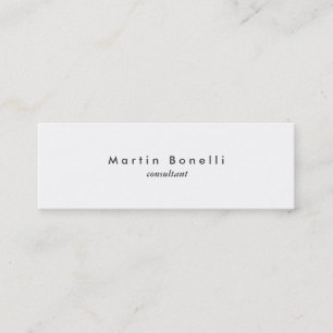 Mini Carte de visite mince minimaliste moderne