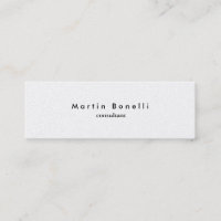 Carte de visite mince minimaliste moderne tendance