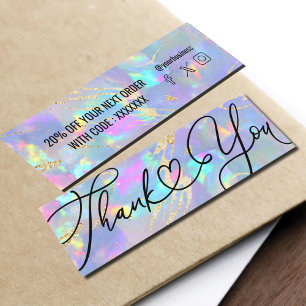 Mini carte de visite miniature de remerciement pierre p