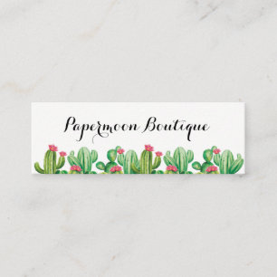 Mini Carte de visite moderne Cactus