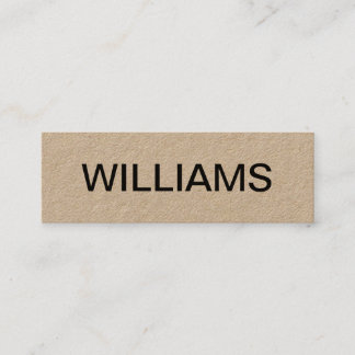 Mini Carte de visite moderne minimaliste audacieux
