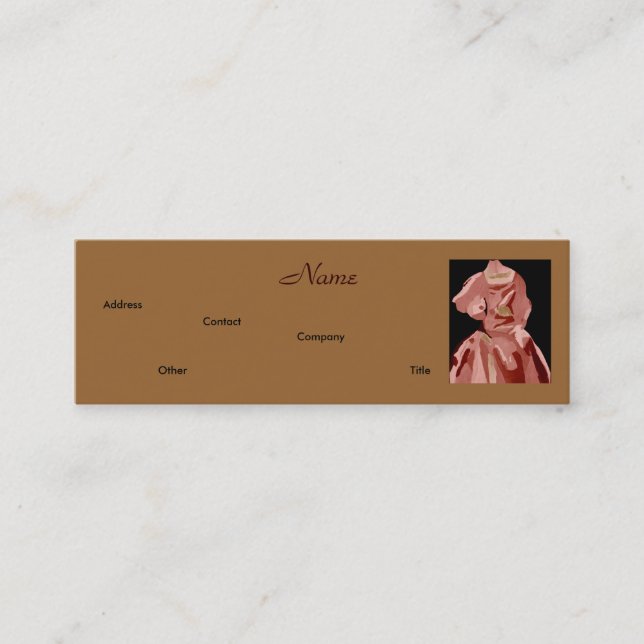 Mini Carte de visite Neutral II (Devant)