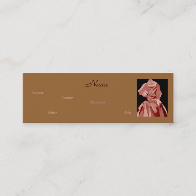 Mini Carte de visite Neutral III (Devant)