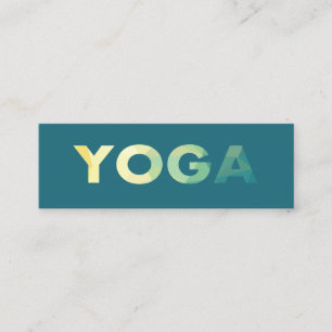 Mini Carte de visite personnel Yoga Mandala