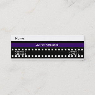 Mini Carte de visite photographe