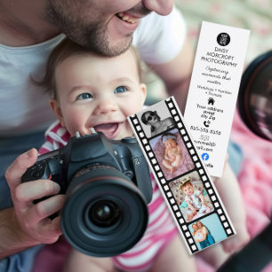 Mini Carte de visite Photographe de nouveau-né en famil